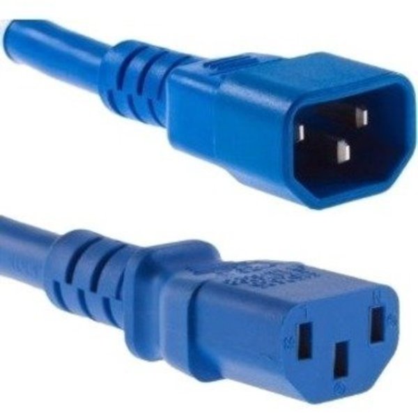 Unirise Usa 3.5Ft Power Cord C13-C14 10Amp Blue PWRC13C143.5FBLU